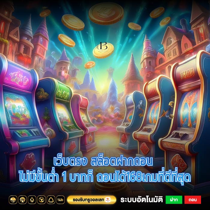 เว็บตรง สล็อตฝากถอน ไม่มีขั้นต่ำ 1 บาทก็ ถอนได้168เกมที่ดีที่สุด